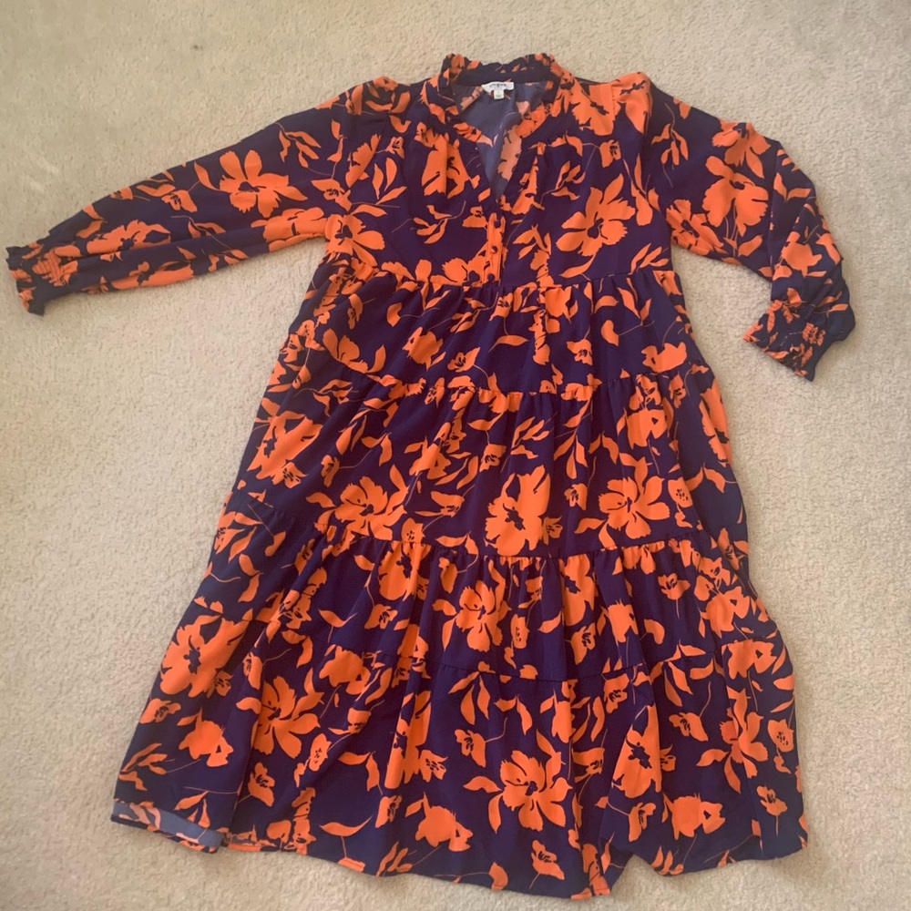 Floral Long Sleeve Dress